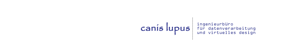 canis lupus - Ingenieurbüro für Datenverarbeitung und virtuelles Design